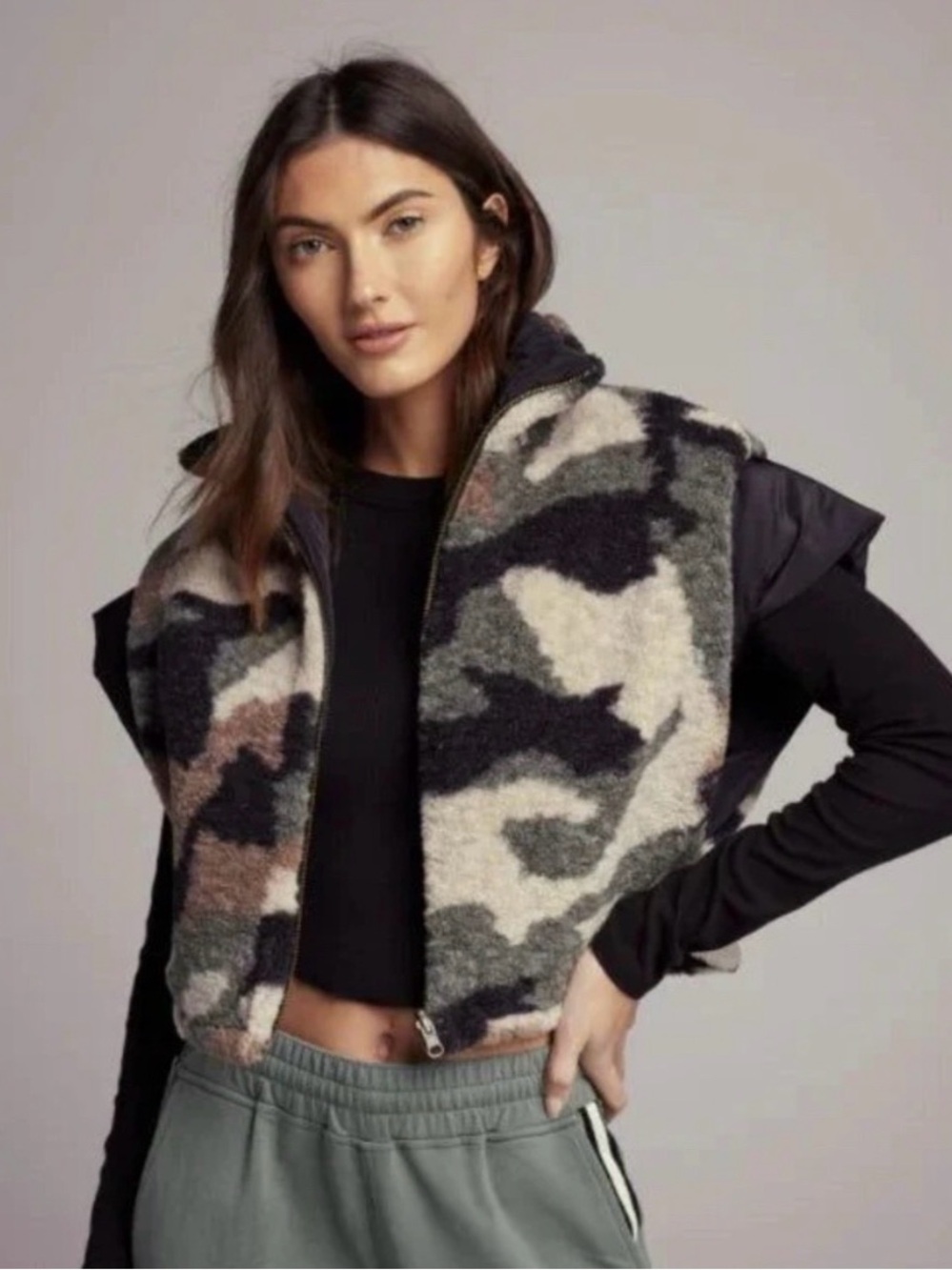 We are Sundays Rhea vest Camouflage